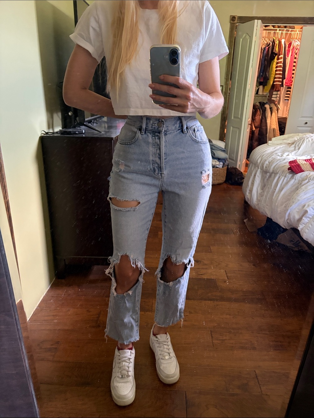 pacsun high rise straight leg jeans size 26
